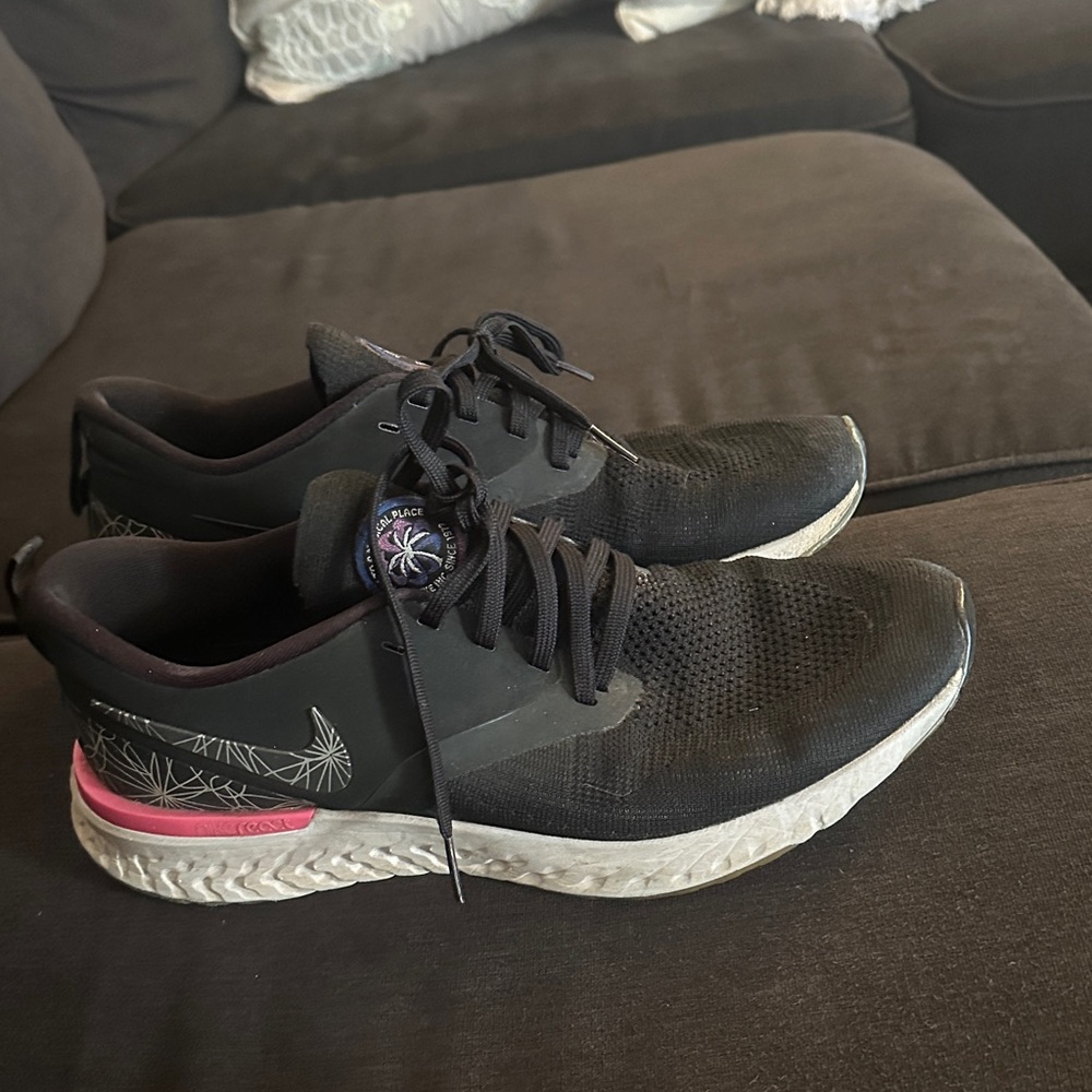 Men’s Black and Pink Nike Shoes